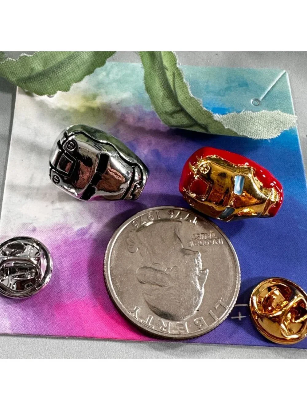 Iron Man Marvel Lapel Pin Avengers Super Hero Mask Badge Brooch Accessories Pin